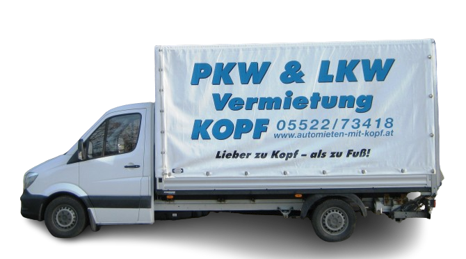 LKW mit Ladebordwand (Plane)