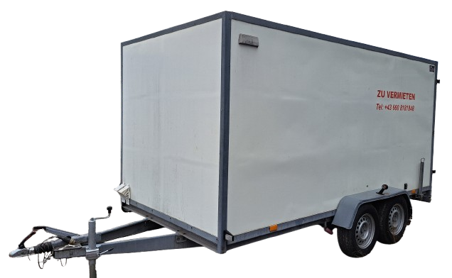 Transportanhänger mit Kofferaufbau